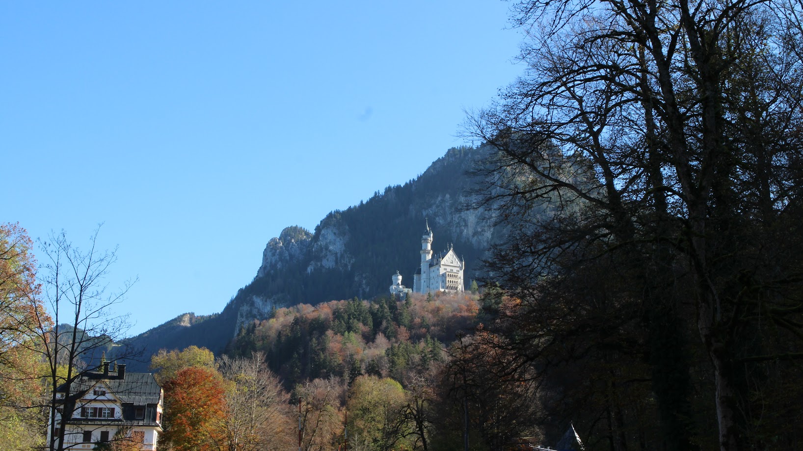 Neuschwanstein first glimpse